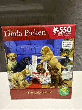 Linda Picken 'The Redecorators' 550-Piece Puzzle - Multicolor